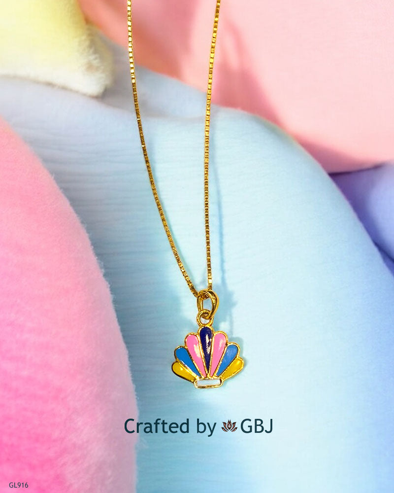 22K Real Yellow Gold Ballon Locket